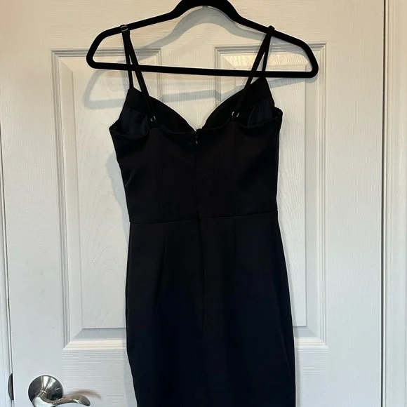 NWT Club L London Black Night Out Party Birthday Clubbing Mini Dress 🖤🍾 - Picture 8 of 10